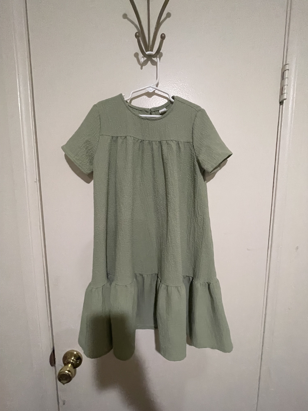 SHEIN kids' green dress